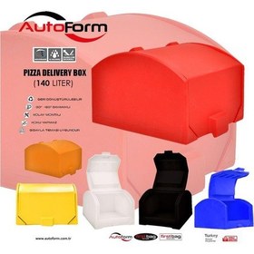 Resim Motosiklet Servis Kurye Çantası Nano Kırmızı 140 Litre 