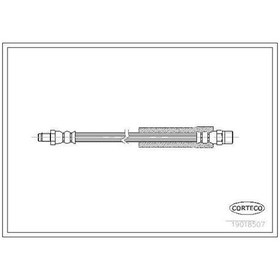 Resim CORTECO 19018507 Arka Fren Hortumu Bmw 5 Serisi (E60) 03-10 