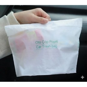 Resim Çnrline Pratik Su Geçirmez Oto Araba Çöp Poşeti 20 Adet 