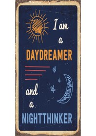 Resim hayalperest (10 CM X 20 CM) mini retro ahşap poster 