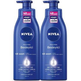 Resim Nivea Besleyici Kuru Cilt Vücut Sütü 2 x 400 ML 