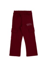 Resim U.S. Polo Assn. Kız Çocuk Bordo Cep Detaylı Parlak Baskılı Eşofman Altı 50316892-VR014 