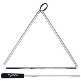 Resim Tycoon TRI-10 10'' Aluminum Triangle 