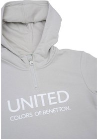 Resim United Colors Of Benetton Benetton Erkek Çocuk Sweatshirt - Gri Bnt-b21604 Gri 