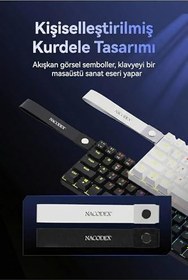Resim Coverzone 61 Tuş Mekanik Gaming Klavye Kablolu Red Switch Hot-Swap RGB Aydınlatmalı Kompakt 60% Düzen Type-C USB N-Key Rollover Oyuncu Klavyesi Windows Android Uyumlu | AJAZZ NK61 (Beyaz - NK61) 
