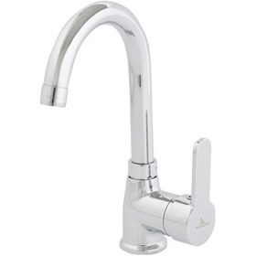 Resim Venezia Kroma Serisi Krom Kuğu Lavabo Bataryası 