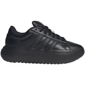 Resim Adidas Grand Court Platform Kadın Tenis Ayakkabısı Jr0697 Siyah 