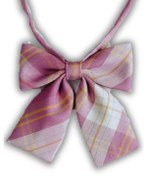 Resim Waves And Pebbles Ekose Kadın Papyon Pembe Açık Pembe 