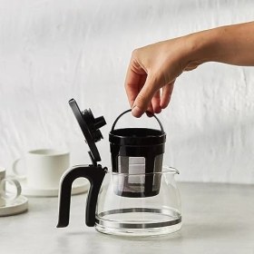 Resim Esmo Home Karaca Just Coffee Aroma 2 In 1 Filtre Kahve ve Çay Demleme Makinesi 5 Fincan Kapasite Bej ABS Malzeme 