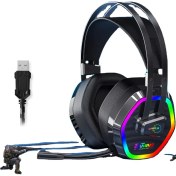 Resim Reidan G608 Profesyonel Oyuncu Kulaklığı Usb-7.1 Rgb 4d Kafabantlı Gaming Kulaklık 
