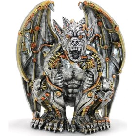 Resim Steampunk Canavar Figürü Polyester ALK2458 