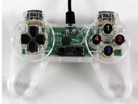 Resim Trilogic Dijital Pc Gamepad (Gp122) Şeffaf 
