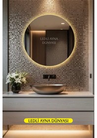 Resim 60 Cm Led Aydınlatmalı Banyo / Lavabo Aynası Günışığı 60 Cm Diğer 