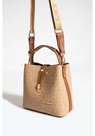 Resim Just Polo Kadın Günlük Kullanıma Uygun Şık El Ve Omuz Çantası Shoulder Bag Kum - Taba 