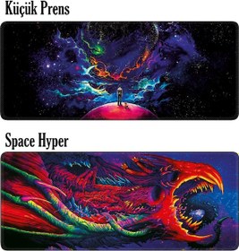Resim Xrades 24 Model Mouse Pad 70X30 - 90X40 Gaming Oyuncu Mousepad 