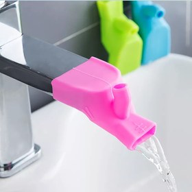 Resim KDOT Silikon Musluk Uzatıcı Mini Fıskiye Pembe 