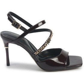 Resim Nine West Irena 5pr Bordo Kadın Topuklu Sandalet 000000000102012037 Bordo 