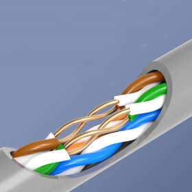 Resim Ata Elektronik Cat6 RJ45 Vodafone Net Fiber Adsl Modem Bilgisayar Arası Ethernet Internet Kablo Cat6 10 mt 