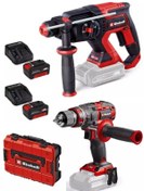 Resim Einhell TP-HD 18/22 D Li Bl + TP-CD 18/80 Matkap 2x4.0AH Akülü Kömürsüz Set 