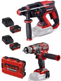 Resim Einhell TP-HD 18/22 D Li Bl + TP-CD 18/80 Matkap 2x4.0AH Akülü Kömürsüz Set 