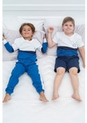 Resim For You Kids 4 Lü Lacivert Mavi Kids Desenli Pijama Takımı Diğer