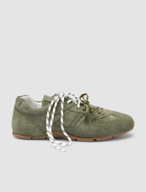 Resim Cabani %100 Hakiki Deri Haki Kadın Sneaker 