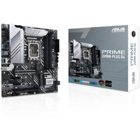 Resim ASUS Prıme Z690m-plus D4 1700p Ddr4 Ses Glan Dp/hdmı Sata3 Usb3.2 Matx 