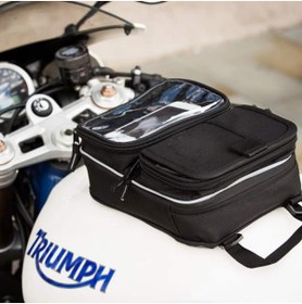 Resim MOTOANL Motosiklet Depo Üstü Manyetik Tang Bag Çanta Mıknatıslı Impertex Kumaş Motor Çanta 