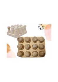 Resim Waldorf 12 Adet Boyanabilir Stantlı Masif Peg Bebek Seti 