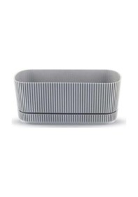 Resim Omnipazar Krs-245 Pera Uzun Dekoratif Balkon Saksı 1.5 Litre No 1 Gri 