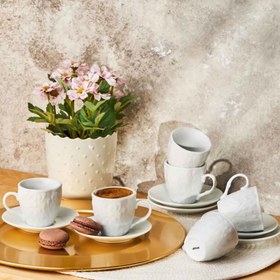 Resim Emsan İstinye 12 Parça Kahve Fincan Takımı 