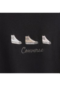 Resim Converse High Tops Kadın Ekru Yuvarlak Yaka Tişört Ekru 