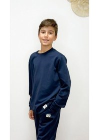 Resim Divinus Erkek Çocuk Basic Sweatshirt Lacivert Lacivert 