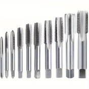 Resim 2 adet M4-M16 El Matkabı Düz Flütler Vida Tapping Dişleme Makinist Tamir 