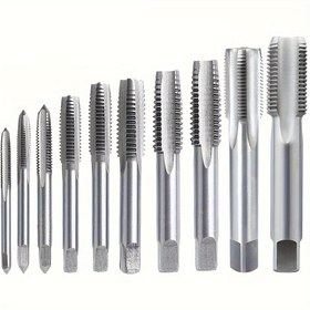 Resim 2 adet M4-M16 El Matkabı Düz Flütler Vida Tapping Dişleme Makinist Tamir 