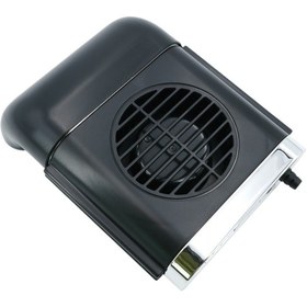 Resim Usb Arayüzü Araba Koltuğu Egzoz Araba Radyatörü - Siyah 7881 