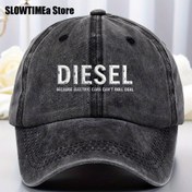 Resim 1 adet Rahat Dizel Şapka, Trendy Tarz Yıkanmış Şapka, Moda Yıkanmış Beyzbol Şapkası, Esnek Kemerli, Hafif Tasarım, Elde Yıkanabilir, Rahat Giyim Şapkası | Trendy Yıkanmış Şapka | Hafif Şapka 
