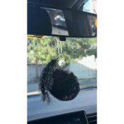 Resim Oasis Life Taşlı Ayna Süsü Disko Top Ponpon ve Tüy Koleksiyon 