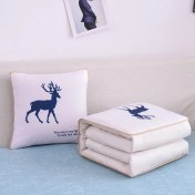 Resim Zhuque Üzerinde Logo Baskılı Ikisi Bir Arada Yastık Yorganı, Çok Fonksiyonlu Araba Kanepe Yastığı Yorganı (Yurt Dışından) 