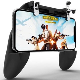 Resim Xiaomi Redmi S2 Için Pubg Oyun Konsolu Aparatı Ateş Tetik Hassasiyet Gamepad Joystick 