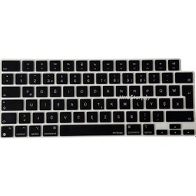 Resim Apple Uyumlu Macbook Klavye Koruyucu Türkçe F- -f Baskılı Uk-ters L Enter Tipi 13,6-15,3inç- 14,2-16,2inç M1-m2-m3-m4 , Silikon İnce Hafif Ultra İnce Sku: Smg8690010632760 