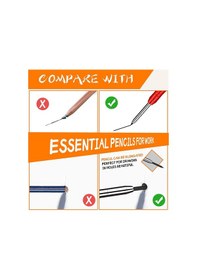 Resim Xindoker Ahşap İşleri İçin Mekanik Kurşun Kalem Yedek Uç Seti - Siyah, Altın Ve Kırmızı Renk Seçenekleri 5'li Paket 