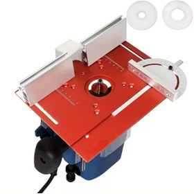 Resim BGA profesyonel Freze tezgah seti alüminyum 3’lü set freze tabanı yönlendirici plakası 