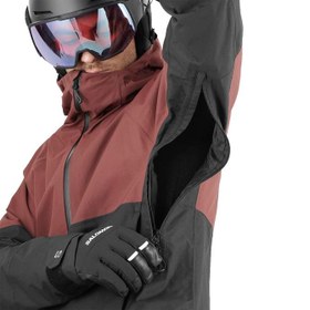 Resim Salomon Transfer Anorak Erkek Siyah Kayak Ceketi 