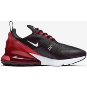 Resim Nike Air Max 270 Ah8050-0022 Siyah Kırmızı Erkek Sneaker Dar Kalıp Siyah - Kırmızı 