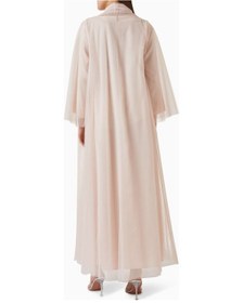 Resim Ronanna Konforlu Şıklığıyla Sequin Detaylı Abaya Seti Her Ortama Uygun Kullanım Için Ideal Açık Pembe 
