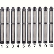 Resim 10 adet Paslanmaz Çelik Airless Püskürtme Tabancası Filtreleri 287032, Graco Contractor II & FTx II ile Uyumlu - Lateks 60 Mesh 