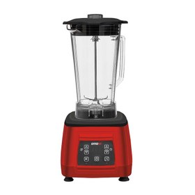 Resim Omake Buz Kırıcı Dijital Bar Blender, Kapak Sensörlü, 3 L, 2200 W, Kırmızı 