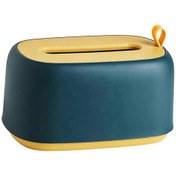 Resim Mendil Tutucu Mendil Kutusu Tuvalet Kağıdı Dispenseri Mendil Kutusu Tezgah Üstü Masa Mavi 