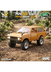 Resim Mn Model Mn168 1/12 Range Rover Classic 1970 4wd Crawler Offroad Uzaktan Kumandalı Araba Arazi Aracı Rc Model Car Truck Rtr Sarı Mn-168 +dahili Işık Seti 